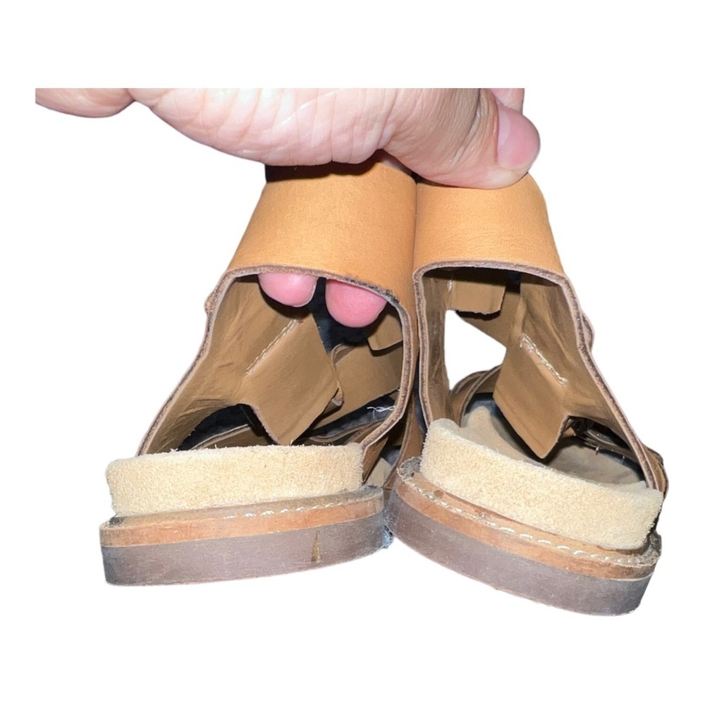 CLARKS Artisan Sandals Flats Fisherman Open Toe Straps Leather Shoes Sz 9 - Picture 6 of 14
